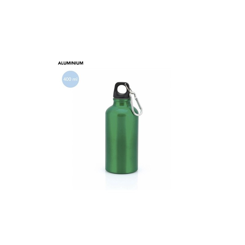 Bidon Personnalisé Éco-responsable pour Vélo - Mento Matières : aluminium Couleurs : argenté cadeau affaires élégant