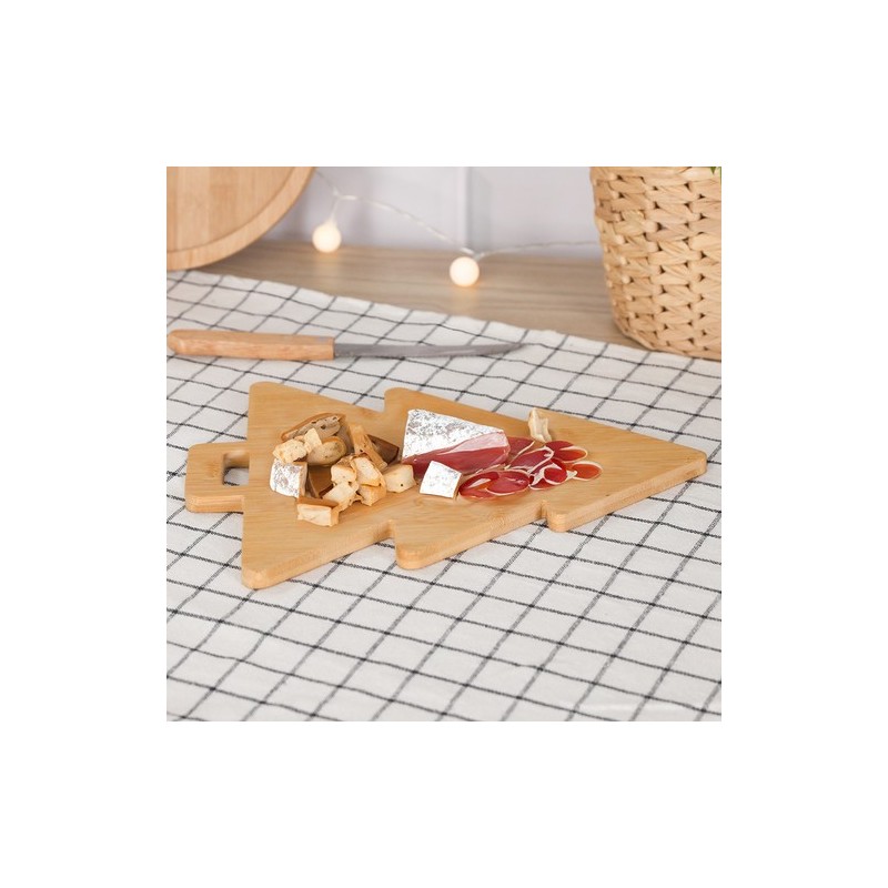 Planche à découper personnalisée pas cher Strasser Matières : bambou Couleurs : naturel goodies publicitaire événementiel
