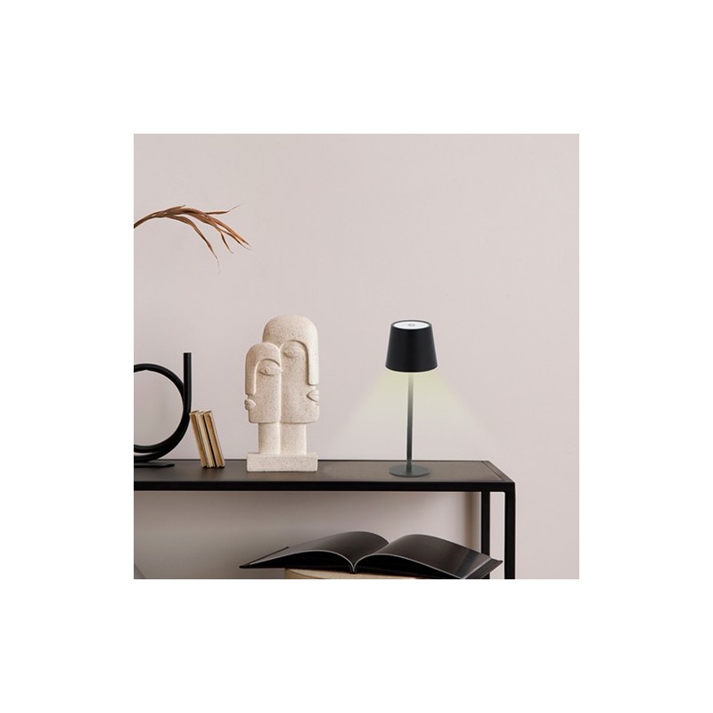 Lampe personnalisée pas cher Tanik Matières : métal Couleurs : noir cadeau entreprise pas cher
