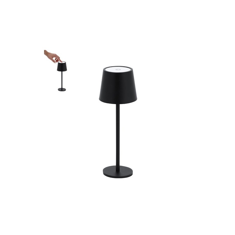 Lampe personnalisée pas cher Tanik Matières : métal Couleurs : noir goodies publicitaire événementiel