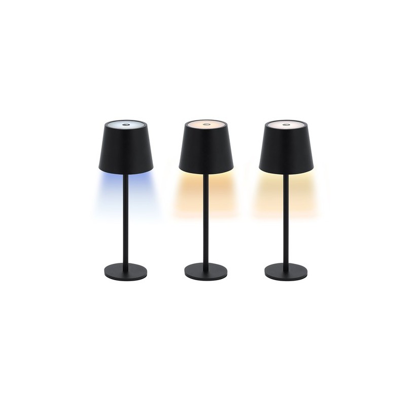 Lampe personnalisée pas cher Tanik Matières : métal Couleurs : noir impression haute définition