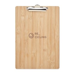 Porte-bloc  A4 personnalisé en bambou Matières : bambou Couleurs : bois impression haute définition