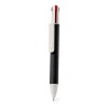 Stylo Bille Éco-responsable Personnalisé 4 Couleurs Surtum Matières : carton recyclé Couleurs : rouge impression logo haute qual