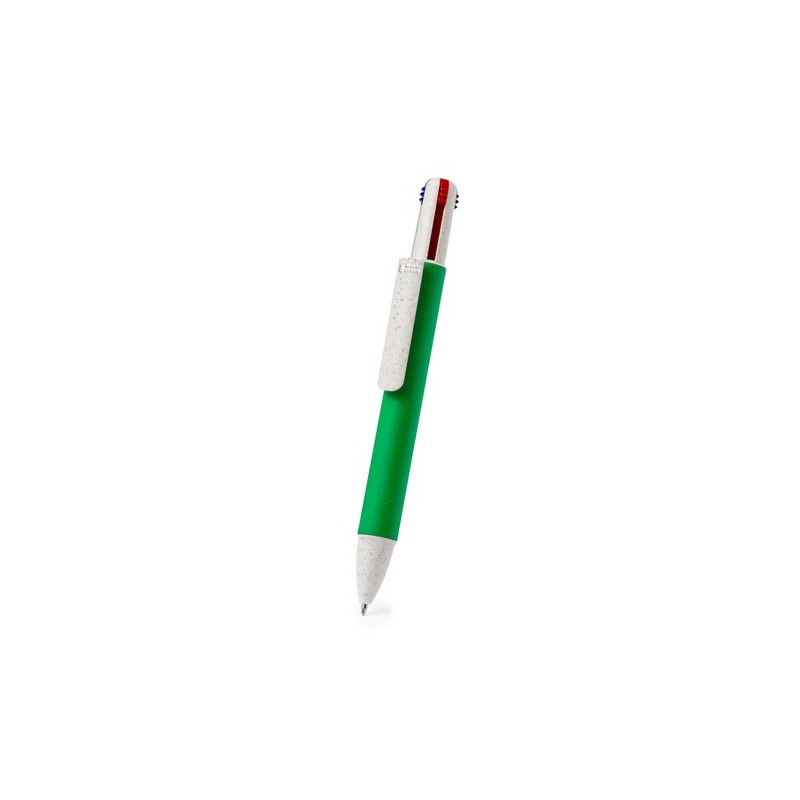 Stylo Bille Éco-responsable Personnalisé 4 Couleurs Surtum Matières : carton recyclé Couleurs : naturel objet promo petit budget