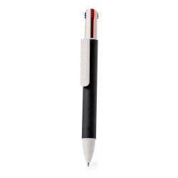 Stylo Bille Éco-responsable Personnalisé 4 Couleurs Surtum Matières : carton recyclé Couleurs : noir goodies publicitaire événem