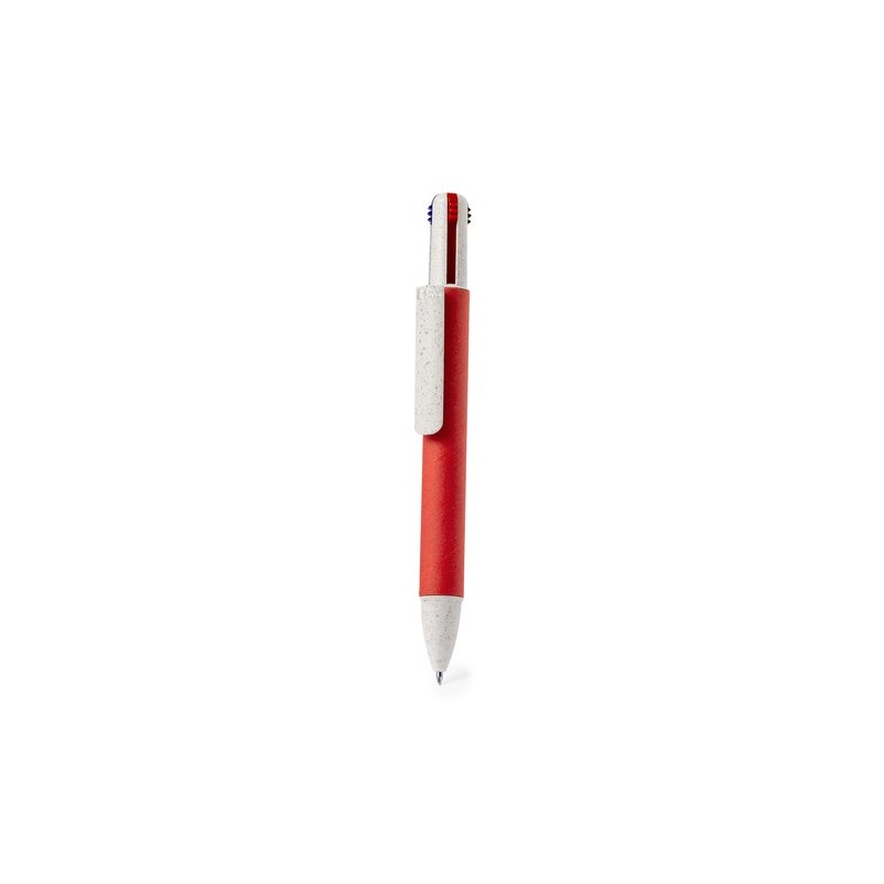 Stylo Bille Éco-responsable Personnalisé 4 Couleurs Surtum Matières : carton recyclé Couleurs : noir goodies entreprise design
