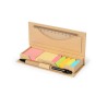 Set Éco-responsable de Papeterie Personnalisée de Bureau Alisio pas cher Matières : carton recyclé Couleurs : naturel cadeau ent