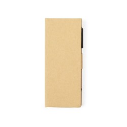 Set Éco-responsable de Papeterie Personnalisée de Bureau Alisio pas cher Matières : carton recyclé Couleurs : naturel livraison 