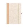 Bloc Notes Éco-responsable Personnalisé - Andrik Matières : liège Couleurs : noir cadeau collaborateur premium