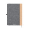Bloc Notes Éco-responsable Personnalisé - Andrik Matières : liège Couleurs : gris accessoire événementiel unique