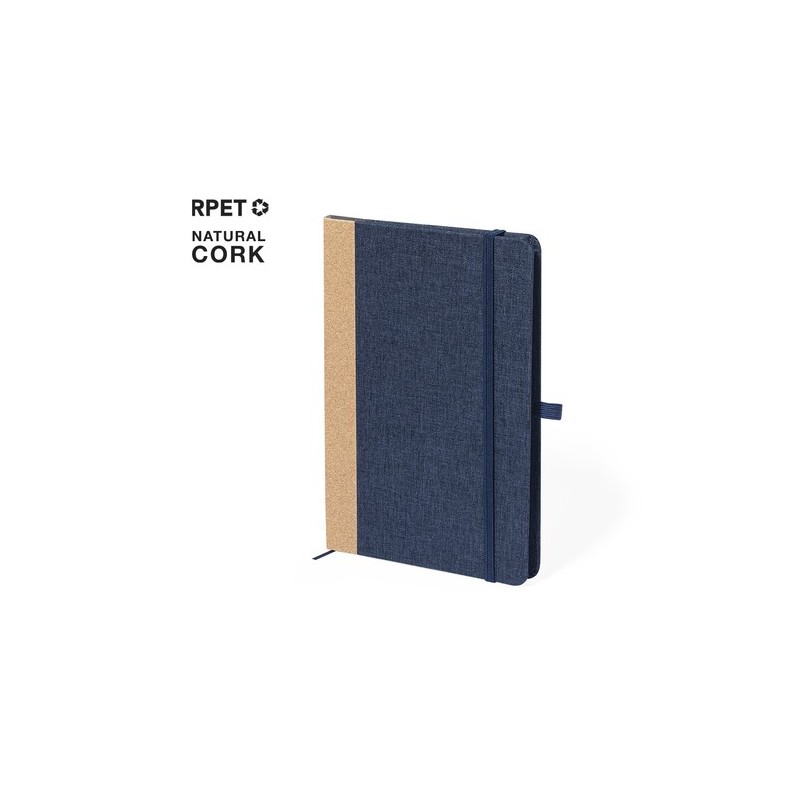Bloc Notes Éco-responsable Personnalisé - Andrik Matières : liège Couleurs : naturel livraison express 24h 48h