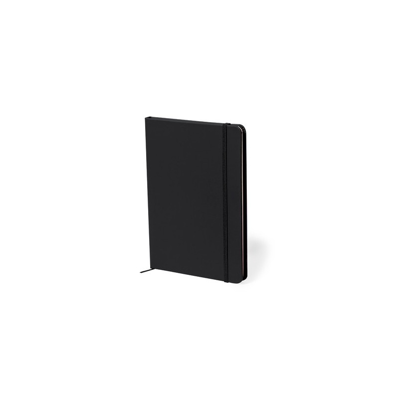 Bloc Notes Éco-responsable Personnalisé - Zimax Couleurs : noir Matières : PU recyclé accessoire événementiel unique