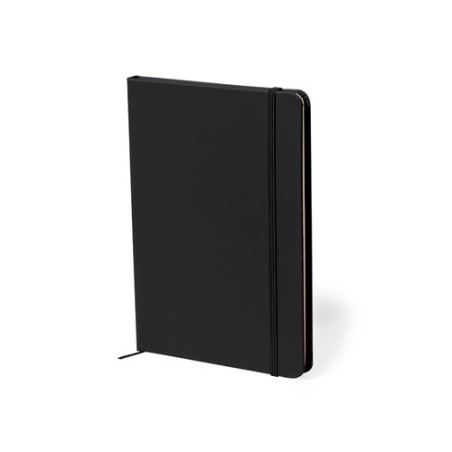 Bloc Notes Éco-responsable Personnalisé - Zimax Couleurs : noir Matières : PU recyclé accessoire événementiel unique