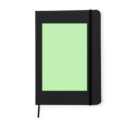 Bloc Notes Éco-responsable Personnalisé - Zimax Couleurs : noir Matières : PU recyclé cadeau client original