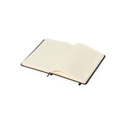 Bloc Notes Éco-responsable Personnalisé - Zimax Couleurs : blanc Matières : PU recyclé marquage couleur éclatante