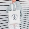 Sac Shopping Personnalisé Éco-responsable Xental Matières : coton Couleurs : bleu clair goodies personnalisé en stock
