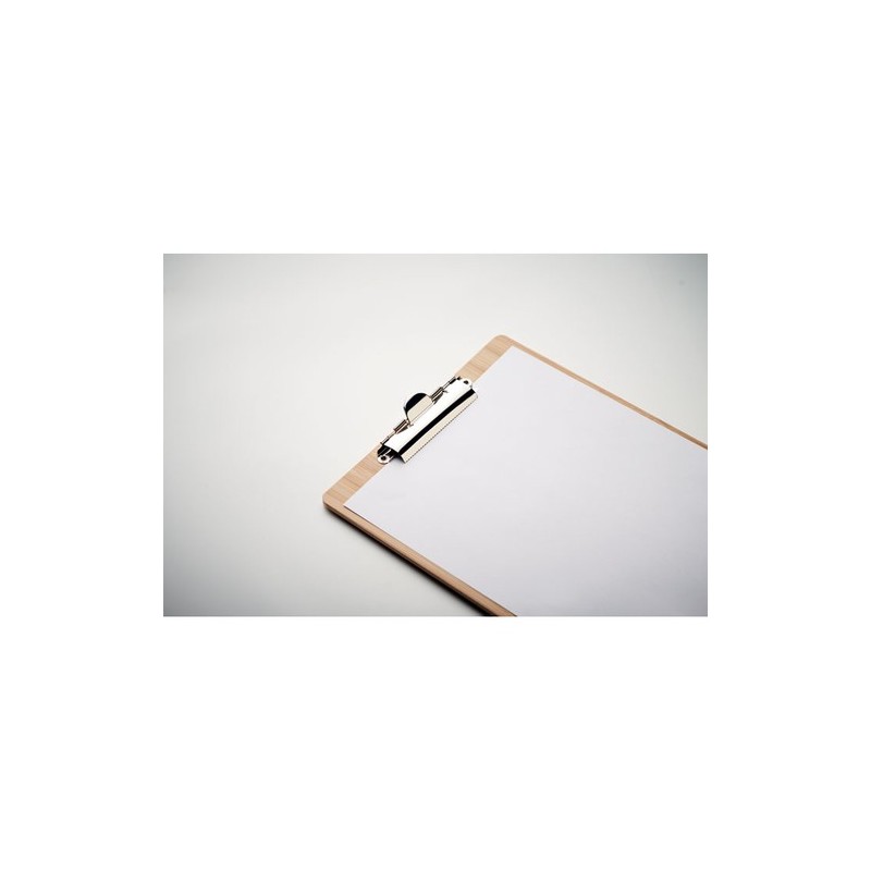 Porte-bloc  A4 personnalisé en bambou Matières : bambou Couleurs : bois livraison express 24h 48h