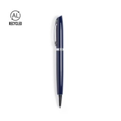 Stylo Publicitaire Éco-responsable Durable Brilen Matières : aluminium recyclé  Couleurs : bleu marine 2