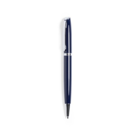 Stylo Publicitaire Éco-responsable Durable Brilen Matières : aluminium recyclé  Couleurs : bleu marine accessoire événementiel u
