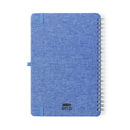 Cahier Éco-responsable et Personnalisé Fonctionnel Maisux pas cher Matières : PET recyclé Couleurs : noir goodies personnalisé e