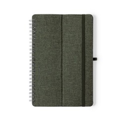 Cahier Éco-responsable et Personnalisé Fonctionnel Maisux pas cher Matières : PET recyclé Couleurs : noir 2