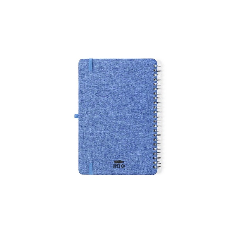 Cahier Éco-responsable et Personnalisé Fonctionnel Maisux pas cher Matières : PET recyclé Couleurs : vert objet promo petit budg