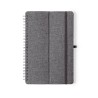 Cahier Éco-responsable et Personnalisé Fonctionnel Maisux pas cher Matières : PET recyclé Couleurs : gris goodies publicitaire é