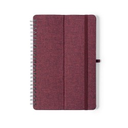 Cahier Éco-responsable et Personnalisé Fonctionnel Maisux pas cher Matières : PET recyclé Couleurs : gris livraison express 24h 