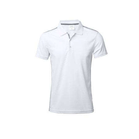 Polo Personnalisé Tecnic - Barclex Matières : polyester Taille textile : L Couleurs : blanc cadeau affaires élégant