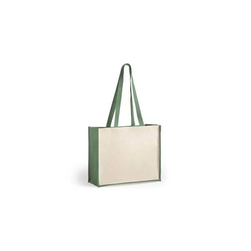 Sac de Plage Personnalisé Pratique en Rotin Matières : coton Couleurs : naturel personnalisable avec votre logo