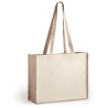 Sac de Plage Personnalisé Pratique en Rotin Matières : coton Couleurs : bleu marine cadeau client original