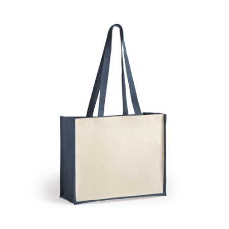 Sac de Plage Personnalisé Pratique en Rotin Matières : coton Couleurs : jaune impression haute définition