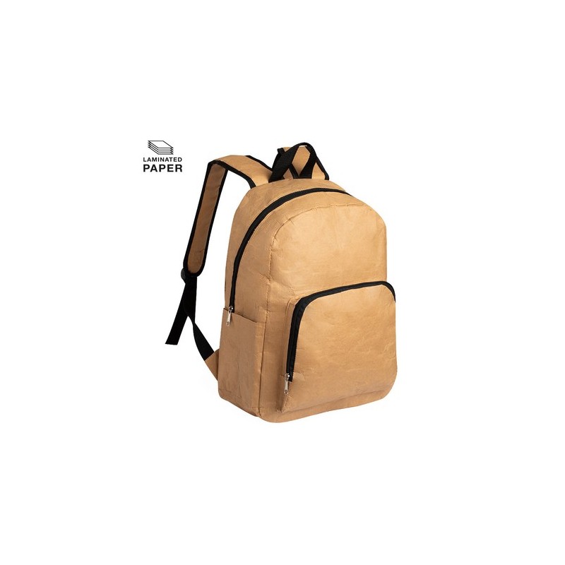 Sac à dos personnalisé publicitaire pratique - Kizon Matières : papier recyclé goodies publicitaire événementiel