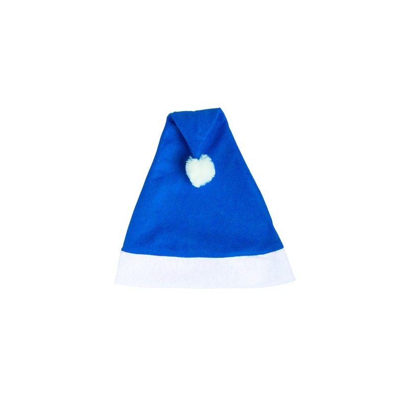 Bonnet de Noël Personnalisé - Joyeux Papa Noël Matières : polyester Couleurs : bleu goodies publicitaire durable