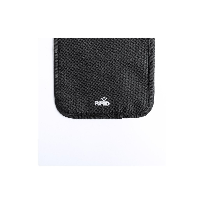 Étui de Protection RFID Personnalisé Hismal Matières : polyester Couleurs : rouge accessoire événementiel unique