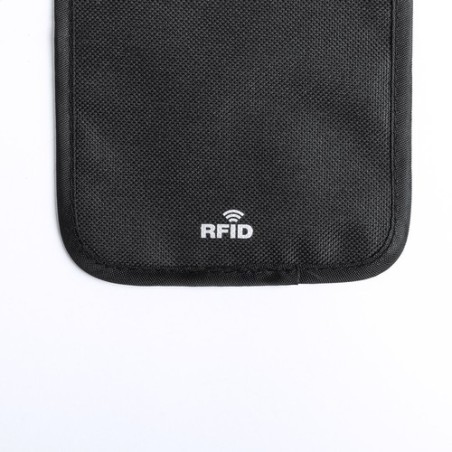Étui de Protection RFID Personnalisé Hismal Matières : polyester Couleurs : rouge accessoire événementiel unique