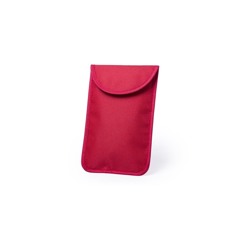 Étui de Protection RFID Personnalisé Hismal Matières : polyester Couleurs : rouge objet publicitaire robuste