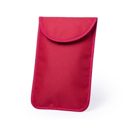 Étui de Protection RFID Personnalisé Hismal Matières : polyester Couleurs : rouge objet publicitaire robuste