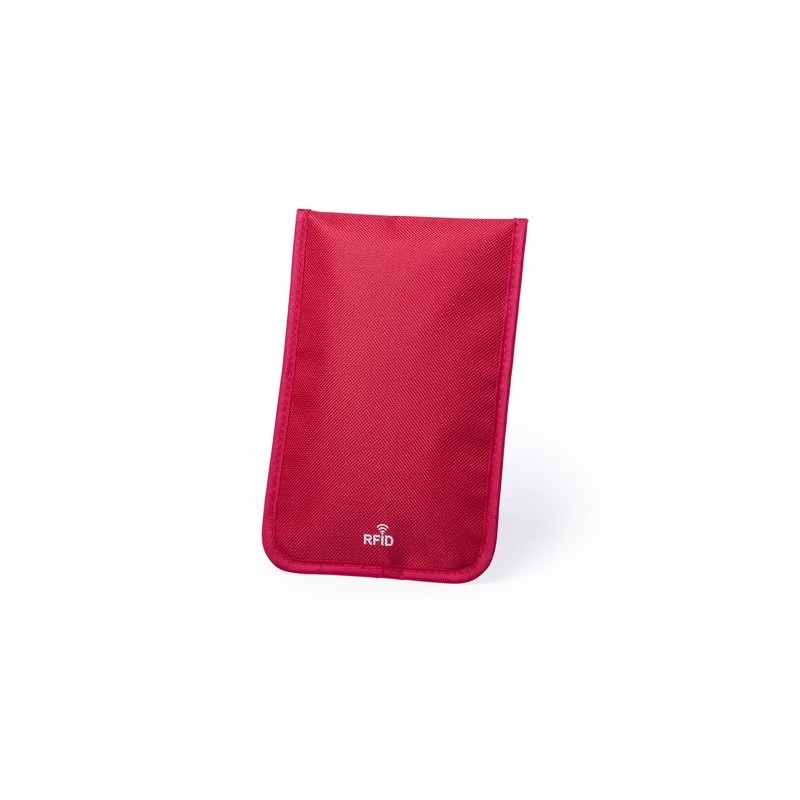 Étui de Protection RFID Personnalisé Hismal Matières : polyester Couleurs : rouge objet promo petit budget
