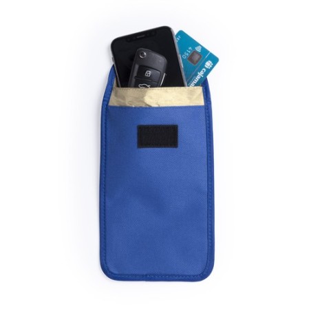 Étui de Protection RFID Personnalisé Hismal Matières : polyester Couleurs : rouge goodies publicitaire événementiel