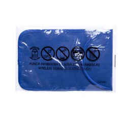 Étui de Protection RFID Personnalisé Hismal Matières : polyester Couleurs : bleu goodies publicitaire durable
