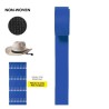 Ruban Publicitaire Personnalisé Éco-responsable pour Chapeau Menas Matières : polypropylène (PP) Couleurs : bleu objet promo pet