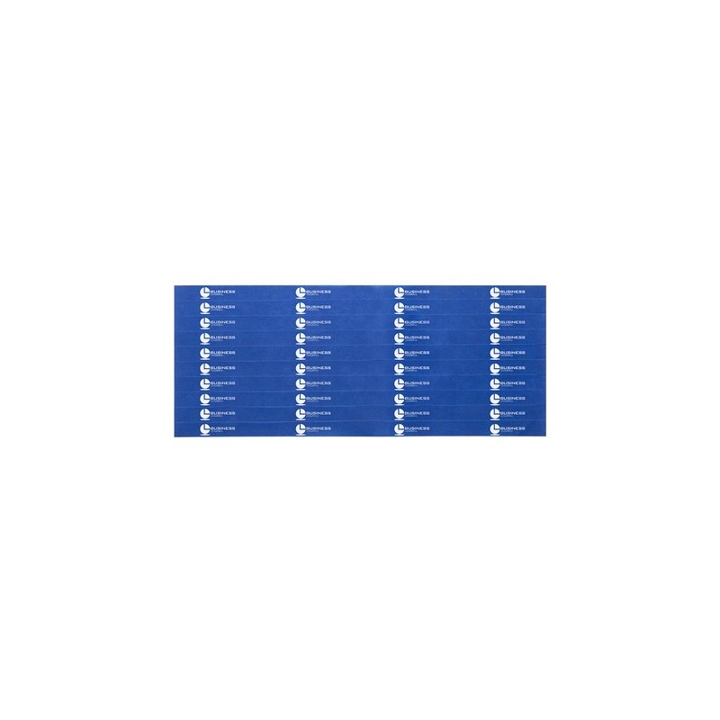 Ruban Publicitaire Personnalisé Éco-responsable pour Chapeau Menas Matières : polypropylène (PP) Couleurs : bleu clair cadeau cl