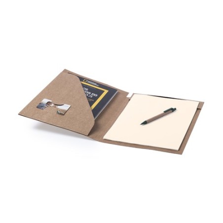 Porte-Documents Pratique Éco-responsable Personnalisé - Bloguer Matières : carton recyclé cadeau entreprise pas cher