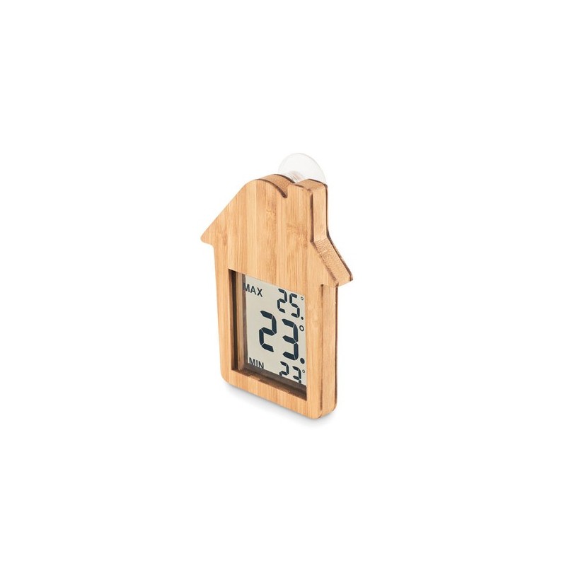 Station Météo Éco-responsable en Bambou - HISA Matières : bambou Couleurs : bois