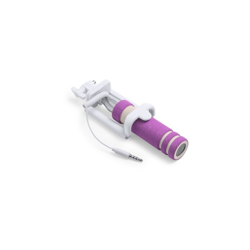 Bâton Selfie Personnalisé Économique - Prise de Vue Simplifiée Paicom Matières : acier inoxydable Couleurs : fuchsia personnalis