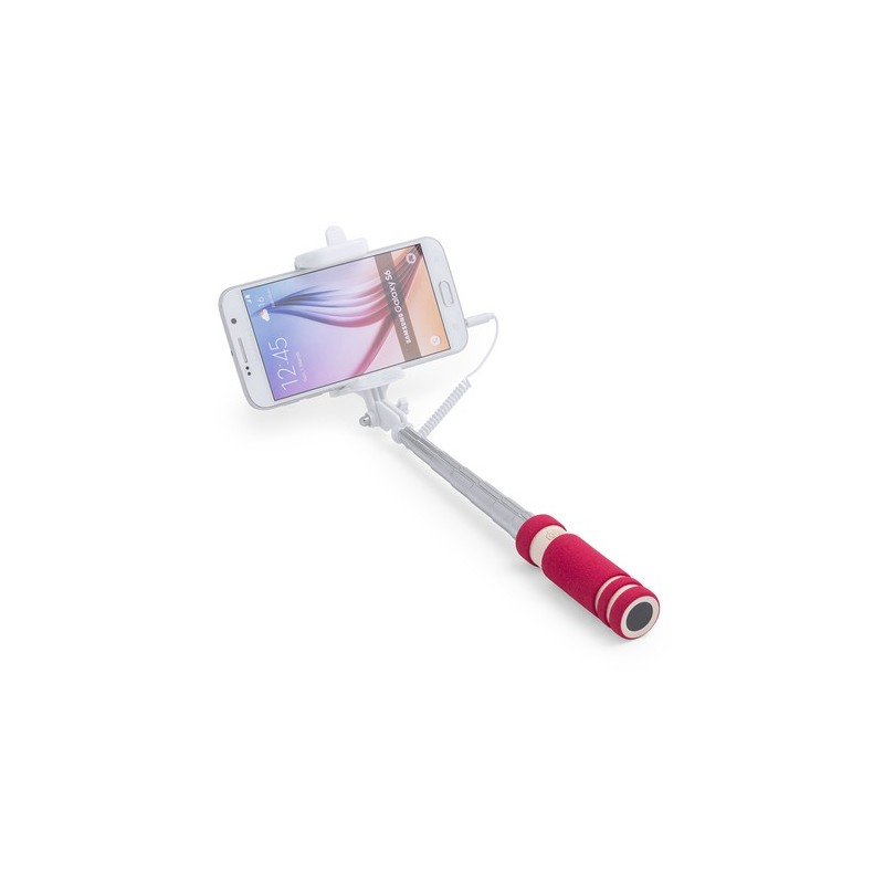 Bâton Selfie Personnalisé Économique - Prise de Vue Simplifiée Paicom Matières : acier inoxydable Couleurs : fuchsia personnalis