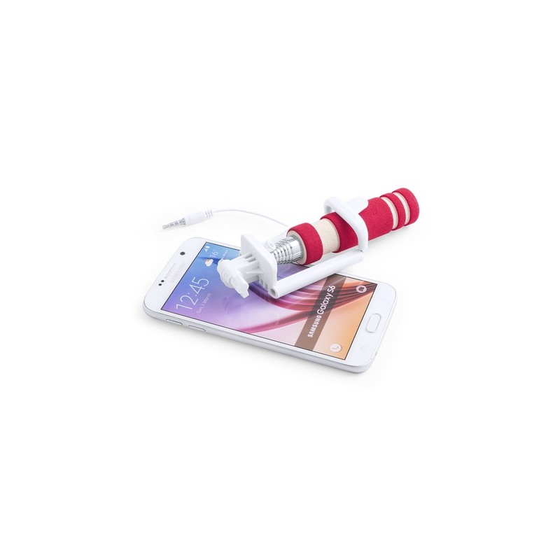 Bâton Selfie Personnalisé Économique - Prise de Vue Simplifiée Paicom Matières : acier inoxydable Couleurs : fuchsia personnalis