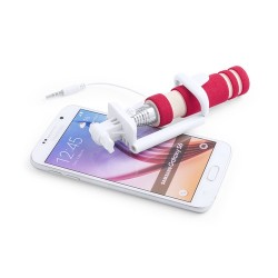 Bâton Selfie Personnalisé Économique - Prise de Vue Simplifiée Paicom Matières : acier inoxydable Couleurs : bleu cadeau collabo