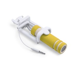 Bâton Selfie Personnalisé Économique - Prise de Vue Simplifiée Paicom Matières : acier inoxydable Couleurs : bleu marquage laser
